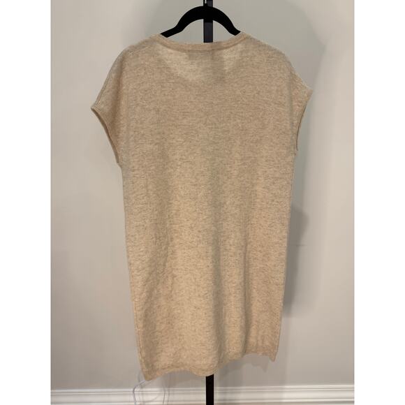 Maison de Papillion Beige Sleeve Cashmere Dress Womens S - Picture 4 of 5